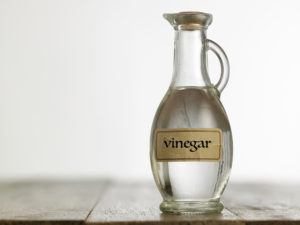 Una botella de Vinagre